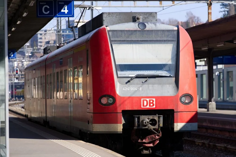 Rotzug der Deutschen Bahn