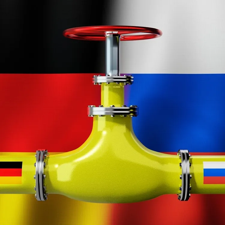 Gasfernleitung zwischen Russland und Deutschland